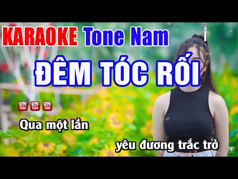 Đêm Tóc Rối Karaoke Tone Nam – Beat Phối Chuẩn | Nhạc Sống Thanh Ngân