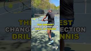 THE HARDEST CHANGE OF DIRECTION DRILL IN TENNIS #shorts