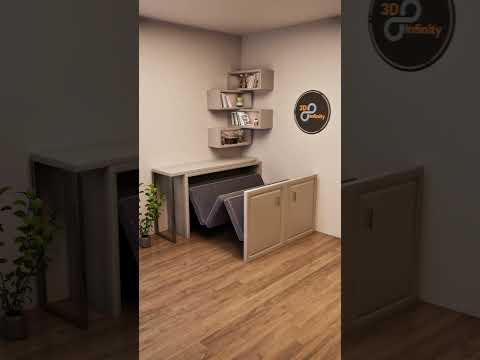 Insane Space-Saving Furniture You’ve Never Seen! #shorts #trending #smartfurniture #geniusinvention