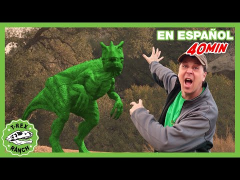 Dinosaurio que cambia de colores 😲🦖 Videos de dinosaurios y juguetes para niños