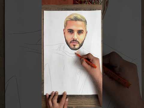 İcardi çizdik beğenileri ve yorumları size bıraktım #keşfet #icardi #çizim