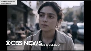 YouTube video thumbnail: AI-Generated Movie "Dreams of Violets" Director on why he Used AI Instead of Actors