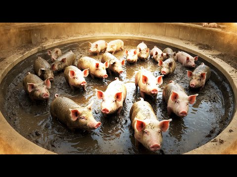 Por que ESSES PORCOS são CRIADOS ASSIM ? Criação de Porcos de Forma Inusitada. #animals #porco #pig