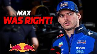Max Verstappen Warned Red Bull... But They Didn't Listen