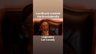 Lou Brock created the Brockabrella ⛱ Legendary Lee Canady ☔️ Umbrella hat rediscovered idea inventor