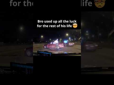 The Luckiest Cop on Earth 😳