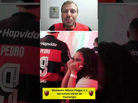 ELA VIU O PULGAR E FEZ A COMEMORAÇÃO DELE #flamengo #mengão #futebol #mengaomalvadao #mengo