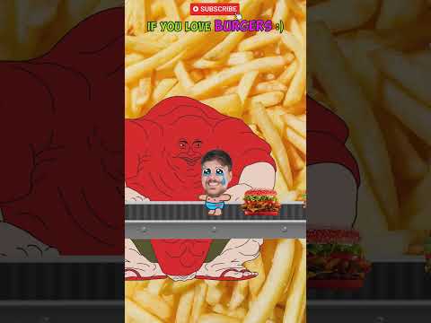 ????? Baby MrBeast EATEN By Tshirt Monster ! ? Whopper Song ? #GiGi.Studios #mrbeast