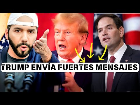 DONALD TRUMP LES MANDÓ FUERTE MENSAJE A LOS OPOSITORES DE BUKELE EN EL SALVADOR