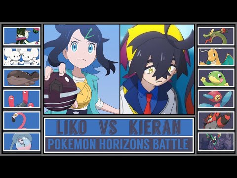 Pokémon Horizons Anime Battle: LIKO vs KIERAN