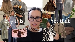 buy this, not that. fall 2025 trends