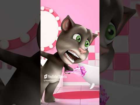 ¿Quién manda aquí? Desafío Tom vs Angela #Shorts #TalkingTom #DibujosAnimados