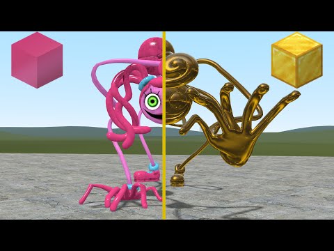 TURNING ALL POPPY PLAYTIME CHAPTER 2 CHARACTERS INTO GOLD! (In Garry's Mod!)