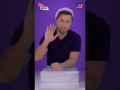 وصلني هاتف بي تي اس وجين معهم كهدية | Galaxy Z Flip4: Unveiling #shorts