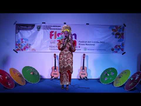 Vokal Solo Putri Indah Aulyani SMAN 1 X Koto Singk