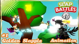 The usual battle for the Golden Slapple in Slap Battles / Обычная битва за Золотой Слэпл