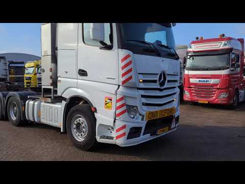 Mercedes-Benz Actros 3352 6x4 Bigspace Euro6 - Retarder -  277.000km - 120T - Naafreductie - Schuifschotel | Trekkers | Zware last