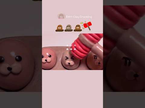 두더지게임 #점토부수기 #claycracking #shorts  #stressrelief #satisfying #クレイクラッキング