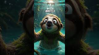 Sloths Grow PLANTS On Their Body?! 🦥🌱 #shorts