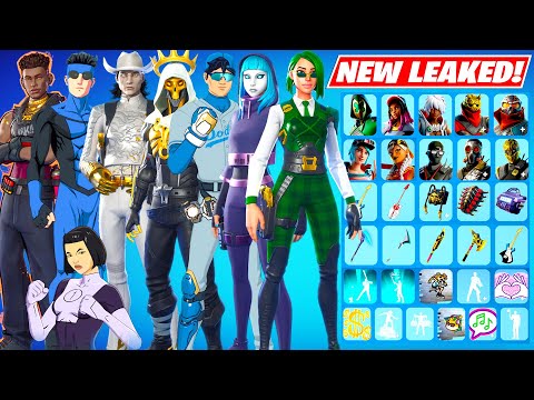 Fortnite ALL NEW LEAKED Skins & Cosmetics (FREE Invincible Skin, Midas Rewards, Icon Series, Collab)