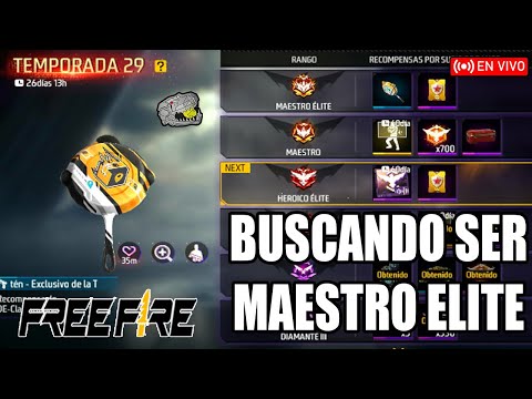 🔴 (VERTICAL) BUSCANDO SER MAESTRO ELITE EN FREE FIRE /PONCHOELREX 😎