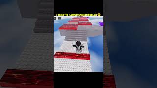 I tried The Hardest Game in Roblox 😔 #roblox #fyp