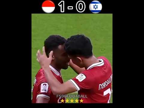 kemenangan untuk indonesia 🇲🇨vs🇮🇱 isarel ( Leg1 ) friendly match imaginary 2027 #football #worldcup