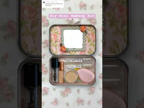 DIY MINI MAKEUP KIT 💋 Altoids Wallet 🌷 # #diy #makeuphacks #minimakeup