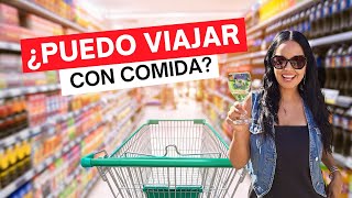 ¿Puedo llevar comida en mi viaje?
