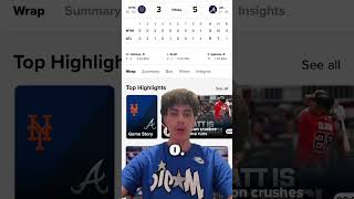 Mets lose to the Braves reaction #mlb  #mets #lgm #baseball ￼ #braves