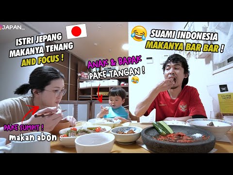 BEGINI KOCAK NYA SUAMI INDONESIA & ISTRI JEPANG SAAT BERBUKA PUASA ! ANAKNYA NGIKUT BAPAK NYA ;D !