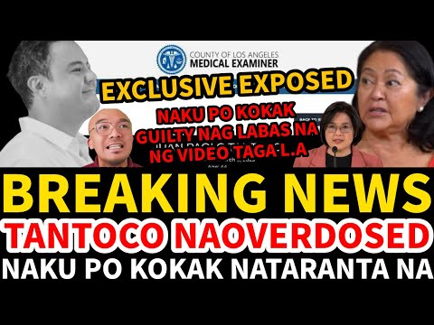BREAKING NEWS PAOLO TANTOCO NA-OVERDOSED! NAKU PO KOKAK NATARANTA NA