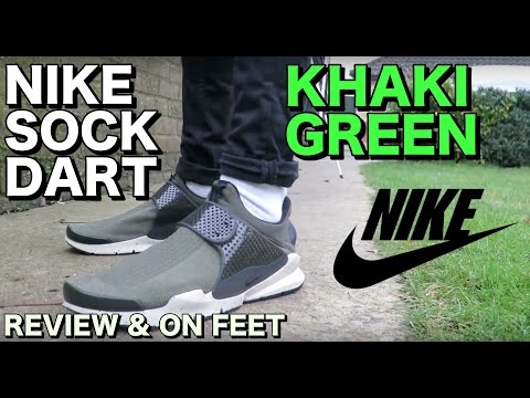 CRAZY OUTLET DEAL! | Nike Sock Dart| Khaki Green |...