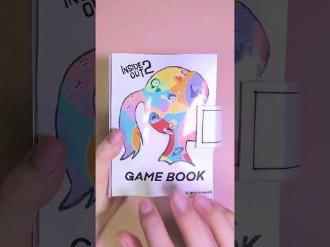 Inside out 2 game book #insideout  #gamebook  #squishybook