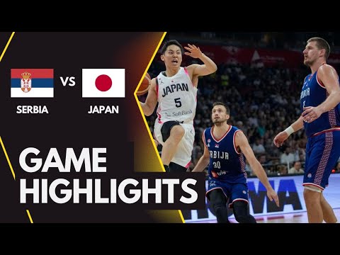 SERBIA VS JAPAN | 2024 Paris Olympic Preparation Game | Full Highlights | July 21,2024