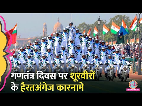 76th Republic Day Parade में ज़मीन से लेकर आसमान तक दिखा शौर्य और साहस