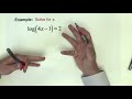 Solving Single Logarithmic Equations