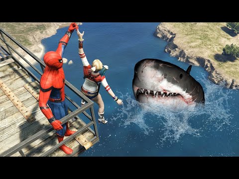 GTA 5 Spider-Man Ragdolls Compilation 11 (Funny Video)