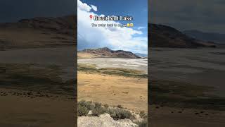 It was our first time to visit Antelope Island State Park and it was sad to see the lake drying up.