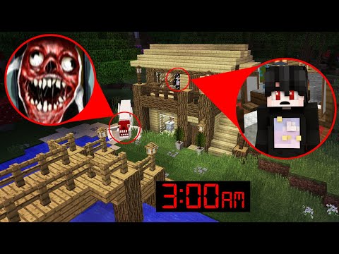 ถ้าเกิด!! แอบดูหนังตอนตี3 แต่กับ ผีหนอนใต้สะพาน - (Minecraft สิ่งแปลกๆ)