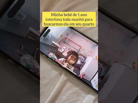 Colocamos um interfone no quarto da Bella #maternidade #viral #humor
