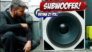 Testei um Subwoofer GRINGO NEODÍMIO de 21 Polegadas que custa + de 7 MIL REAIS Beyma 21SW1600ND
