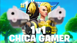 1v1 con la chica más tóxica de FORTNITE | Mejores Momentos