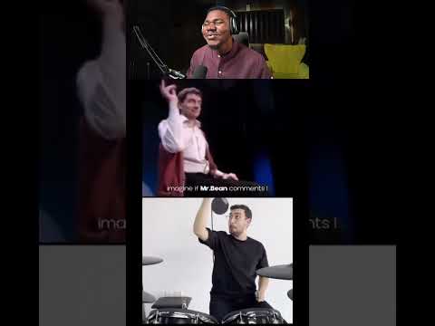 Drummer Hilariously Nails Mr. Bean’s Air Drumming! 😂🥁 #Shorts