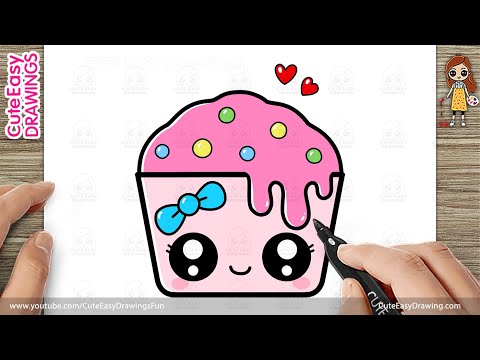 How to Draw a Cute Ice Cream Cup – Step-by-Step Drawing for Kids and Toddlers