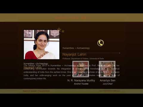  Infosys Prize 2013 – Humanities - Archaeology 
