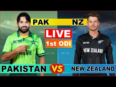 Live New zealand vs Pakistan Match -1 Live | Pak Vs NZ Live Match Today Last 5 Overs 1st inn EP1