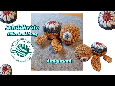 Schildkröte Häkelanleitung - einfach!