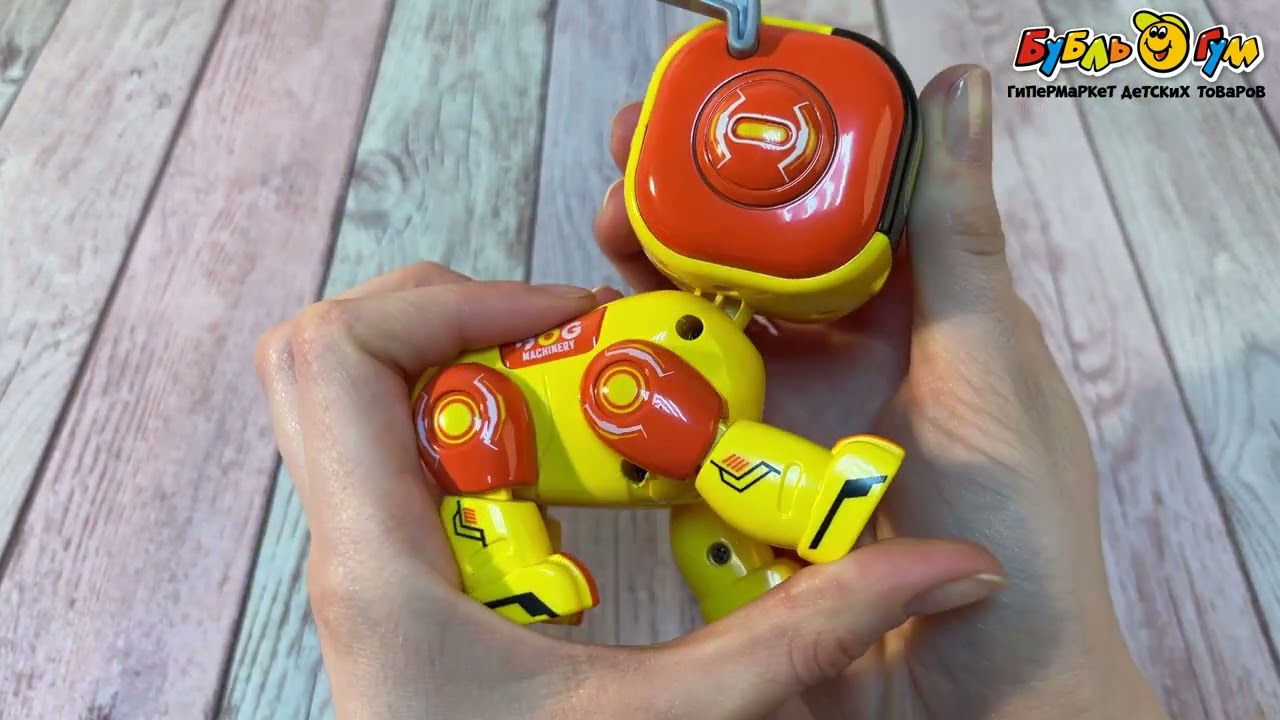 Робо-пёс Lanson Toys интерактивный со светом и звуком на батарейках в ассортименте - видео Робо-пёс Lanson Toys интерактивный со светом и звуком на батарейках в ассортименте - видео
