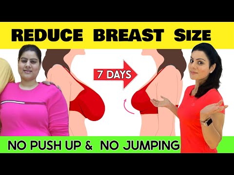 Reduce Breast Fat In 7 Days | 2 Simple Exercises To Reduce Breast Size NATURALLY At Home